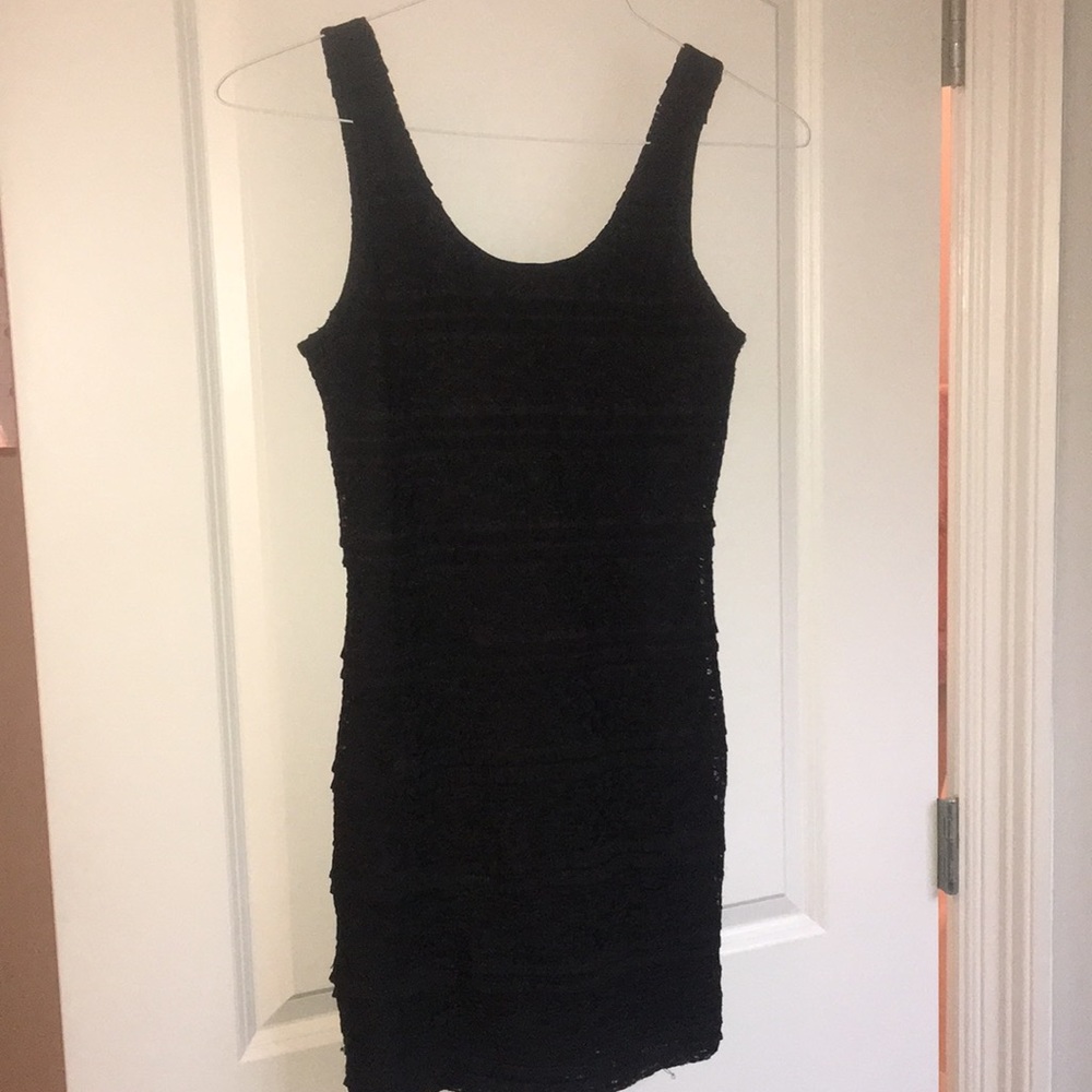 Lacey black dress